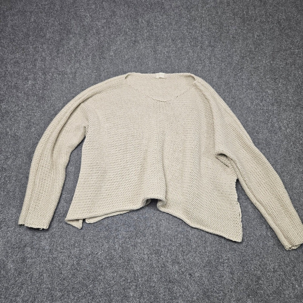Altar'd State Cream Scoop Neck Sweater - Cropped